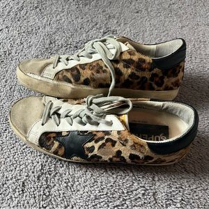 Golden Goose Superstar Sneaker- Leopard